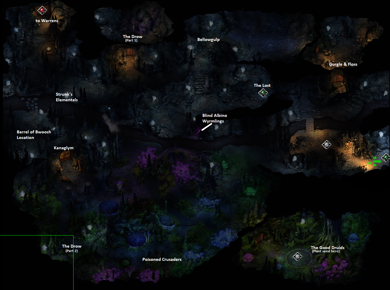 Underground River Inside Map Locations